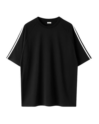 Sunfiore Oversized Raglan Blackout T-Shirt