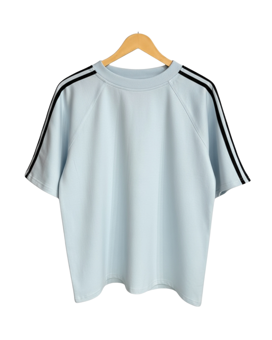 Sunfiore Oversized Raglan Ice Blue T-Shirt