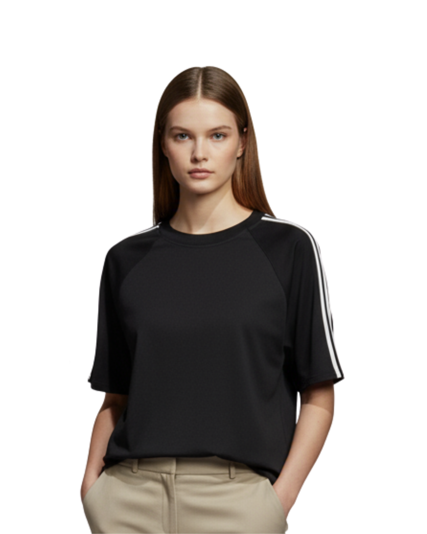Sunfiore Oversized Raglan Blackout T-Shirt